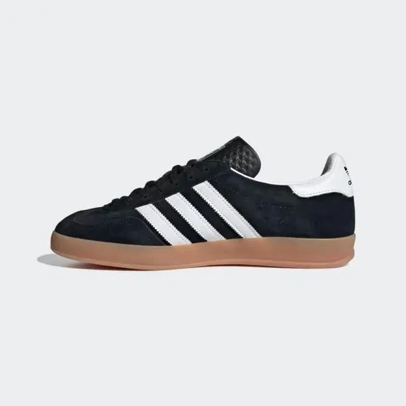 Adidas Gazelle H06259 Sneakers Men's US 11 Black White Suede Indoor Shoes TF2416