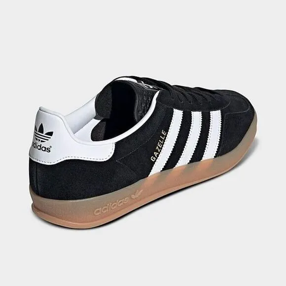 Adidas Gazelle Indoor JI2060 Sneaker Men Black White Suede Lifestyle Shoes FD827