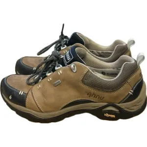 Ahnu Montara eVent Women Brown Nubuck Hiking Shoes Waterproof Vibram Size 7.5