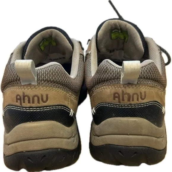 Ahnu Montara eVent Women Brown Nubuck Hiking Shoes Waterproof Vibram Size 7.5