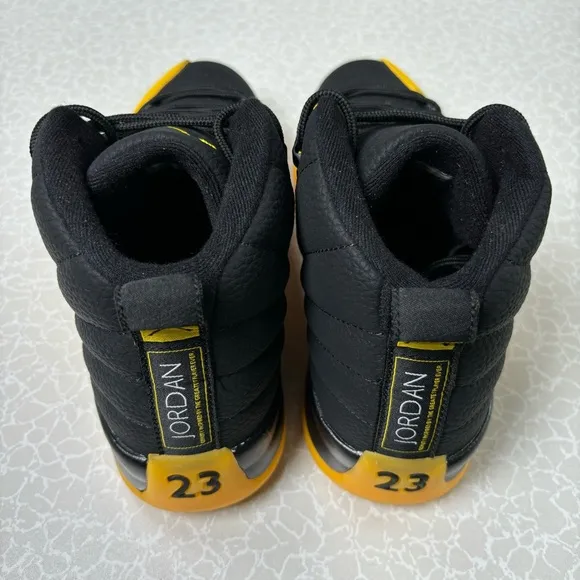 Air Jordan 12 Retro “University Gold”Black Sneakers Shoes for Men
