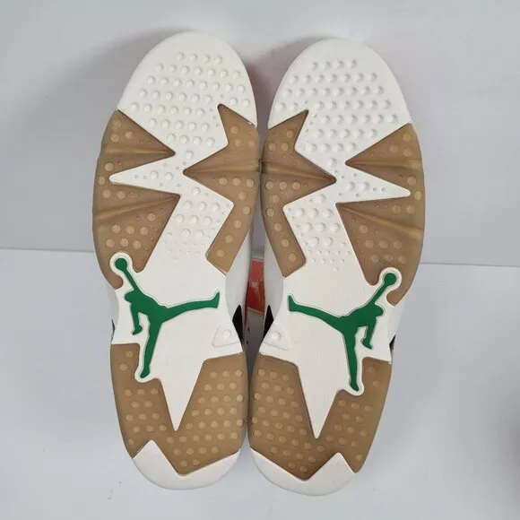 Air Jordan 6 Retro Gatorade Men's White Orange Sneakers 384664-145 US Size 12