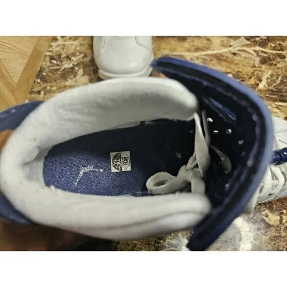 Air jordan 6 retro Midnight Navy Women's Hi-top White Shoes Size 8.5.  002