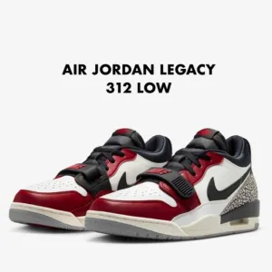Air Jordan Legacy 312 Low Chicago Men's Shoes Sneakers White Black Red
