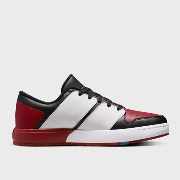 Air Jordan NU Retro 1 Low Chicago Varsity Red Black White Mens Shoes Sneakers