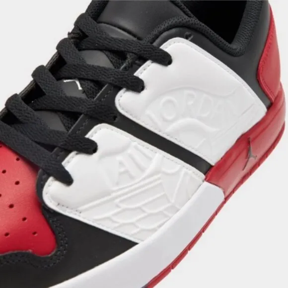 Air Jordan NU Retro 1 Low Chicago Varsity Red Black White Mens Shoes Sneakers