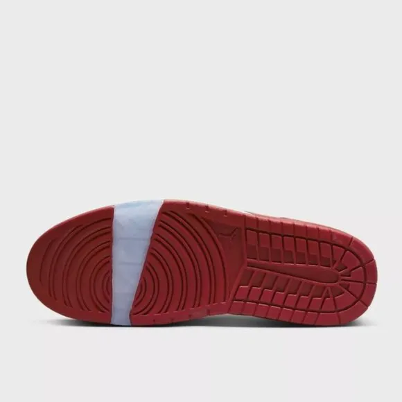 Air Jordan NU Retro 1 Low Chicago Varsity Red Black White Mens Shoes Sneakers