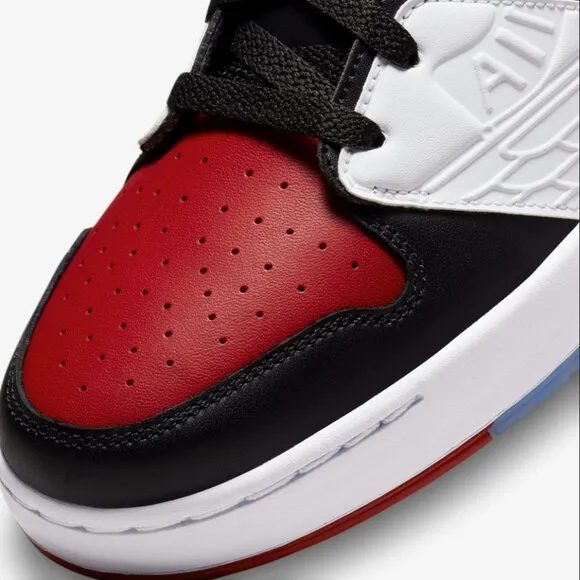 Air Jordan NU Retro 1 Low Chicago Varsity Red Black White Mens Shoes Sneakers