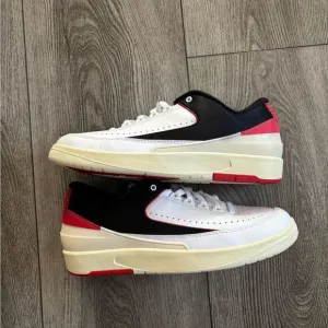 Air Jordan 2 Low Black Satin Women's Shoes