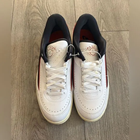 Air Jordan 2 Low Black Satin Women's Shoes