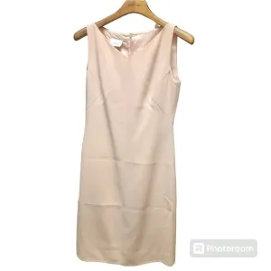 Akris Sleeveless V-Neck Wool Double-Face Sheath Dress Sz.6 Lily
