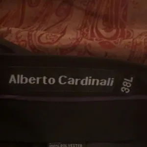 Alberto Cardinali Black Dress Pants