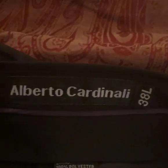 Alberto Cardinali Black Dress Pants