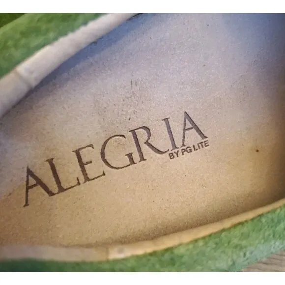 Alegria Aaron Slip On Casual Shoes Mens Size 43 US 9.5 Green
