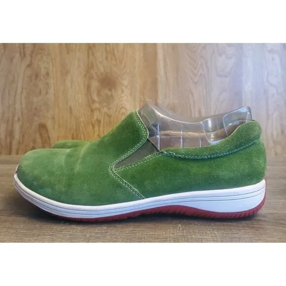 Alegria Aaron Slip On Casual Shoes Mens Size 43 US 9.5 Green