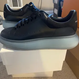 Alexander McQueen Black and Blue Men's Shoes