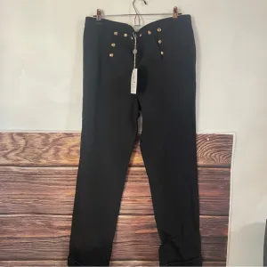 Alexander McQueen MCQ Mens Dress Pants Black Size 46 Luxury