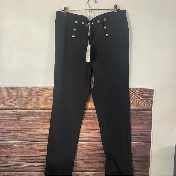Alexander McQueen MCQ Mens Dress Pants Black Size 46 Luxury