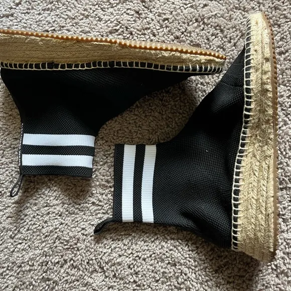 Alexander Wang Black and White Ankle Boots