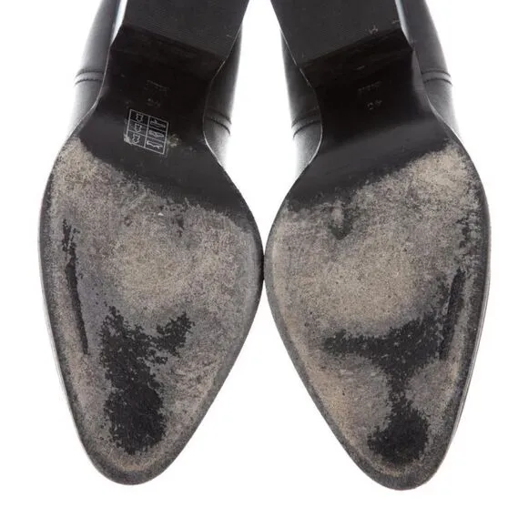 Alexander Wang | Kori Black Leather Ankle Boots Booties