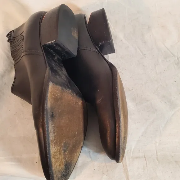 ALEXANDER WANG Women's 40.5 Black Leather Kori Cut-Out Heel Ankle Boots
