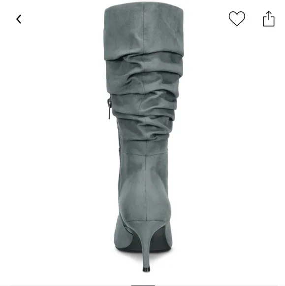 ALFANI WOMEN'S GRAY LISSA SLOUCH BOOTS NIB SIZE 9