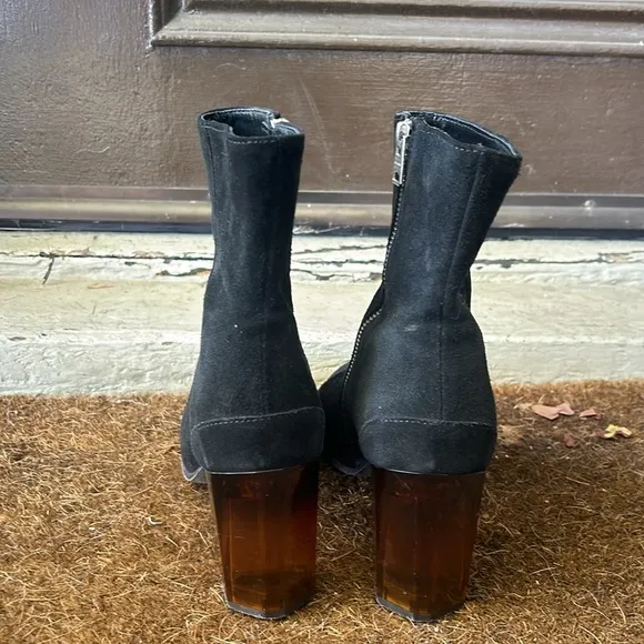 All Saints Roka Suede Ankle Boots Sz 39 Suede Booties