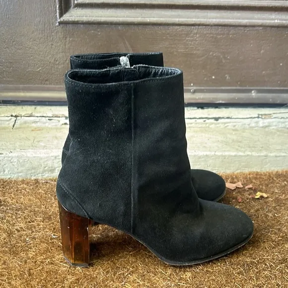 All Saints Roka Suede Ankle Boots Sz 39 Suede Booties