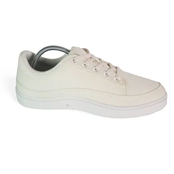 Allbirds Canvas Pacers Everyday Sneakers Natural White / Blizzard Sole Men's 10