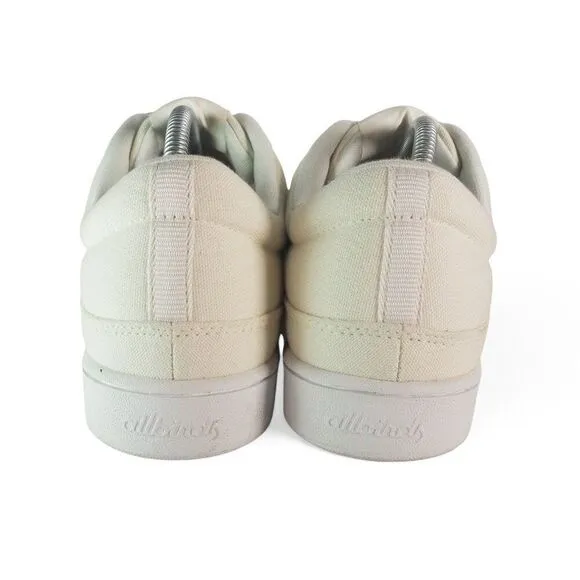 Allbirds Canvas Pacers Everyday Sneakers Natural White / Blizzard Sole Men's 10