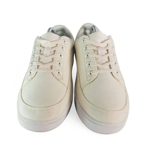 Allbirds Canvas Pacers Everyday Sneakers Natural White / Blizzard Sole Men's 10