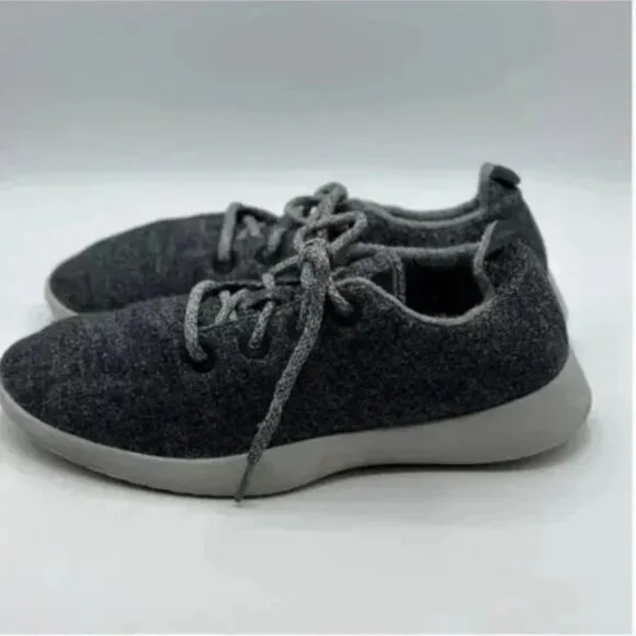 allbirds Men's Merino Wool Runners Everyday Sneakers in Natural Gray Size 11
