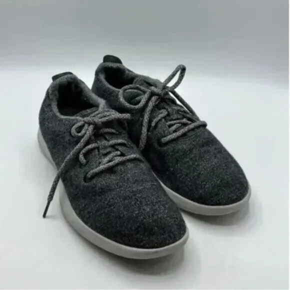 allbirds Men's Merino Wool Runners Everyday Sneakers in Natural Gray Size 11