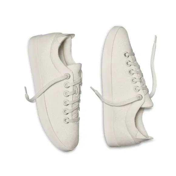 Allbirds Men's Wool Pipers in Natual White Sneakers Shoes Lace Up Size 10