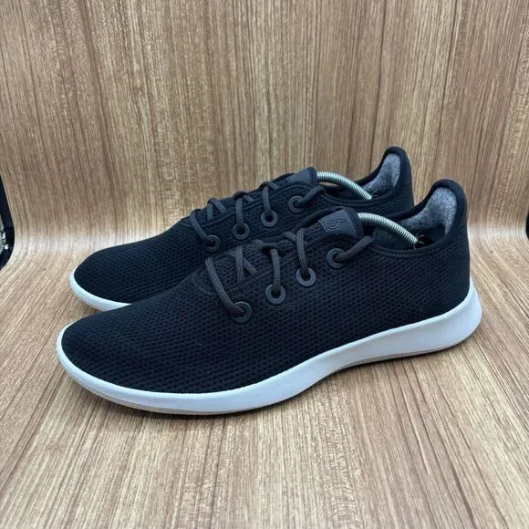 Allbirds Tree Runners Sneakers Mens 9 Black Running Shoes Trainers TR M13 Read