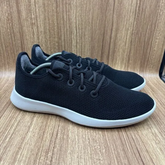 Allbirds Tree Runners Sneakers Mens 9 Black Running Shoes Trainers TR M13 Read