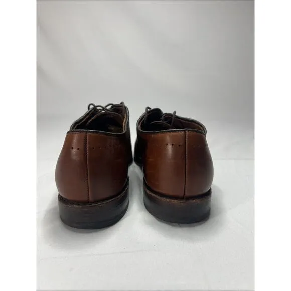 Allen Edmonds 8838 Vernon Brown Leather Dress Oxford Shoes Men's US 8.5 D
