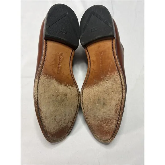 Allen Edmonds 8838 Vernon Brown Leather Dress Oxford Shoes Men's US 8.5 D