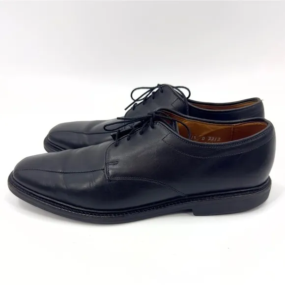 Allen Edmonds Mens Warren Dress Shoes Size 11.5 Black Oxford Lace Derby Bicycle