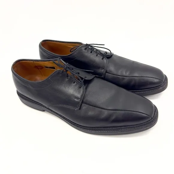 Allen Edmonds Mens Warren Dress Shoes Size 11.5 Black Oxford Lace Derby Bicycle