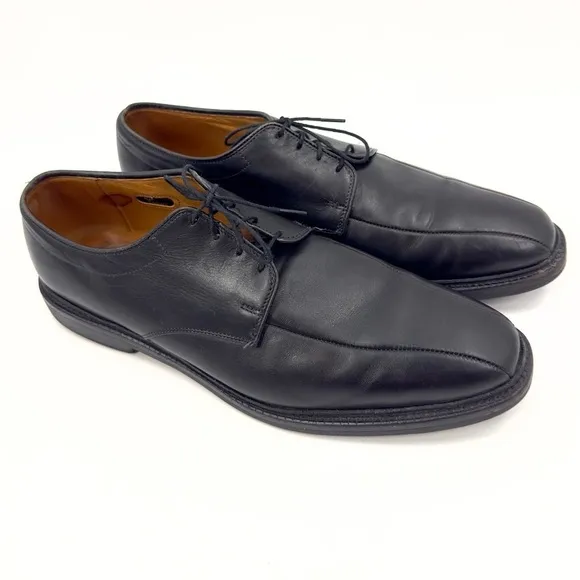 Allen Edmonds Mens Warren Dress Shoes Size 11.5 Black Oxford Lace Derby Bicycle