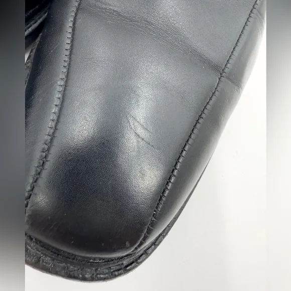 Allen Edmonds Mens Warren Dress Shoes Size 11.5 Black Oxford Lace Derby Bicycle