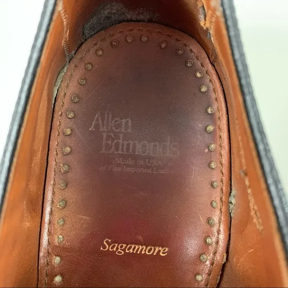 Allen Edmonds Sagamore Black Oxford Shoes Size 11