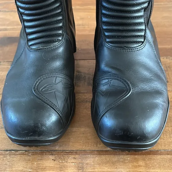 Alpine Goretex Black Motorcycle Racing Boots men’s 7.5
