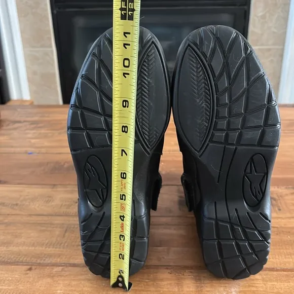 Alpine Goretex Black Motorcycle Racing Boots men’s 7.5