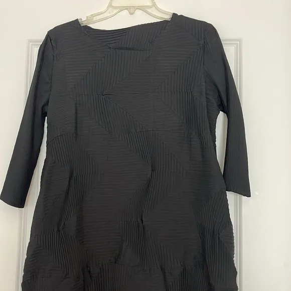Alquema Annie Dress Pleated Minimalist Modern One Size Black