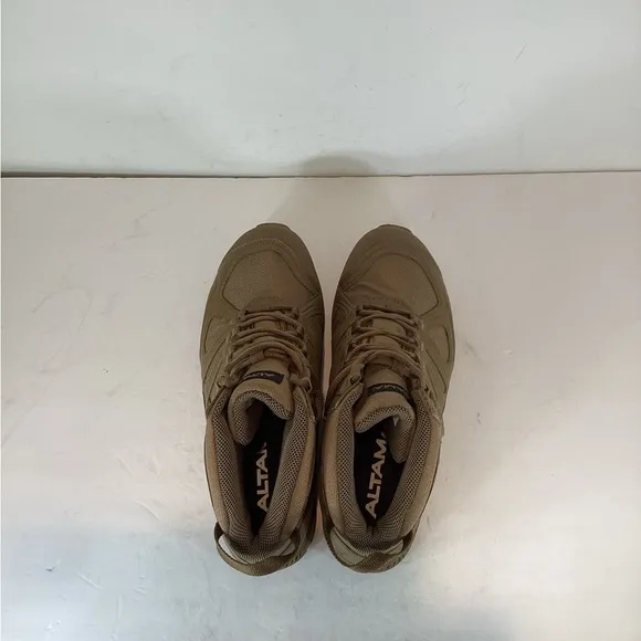 ALTAMA ABOOTTABAD TRAIL RUNNER TACTICAL MID TAN WATERPROOF BOOTS EUC SZ 10W