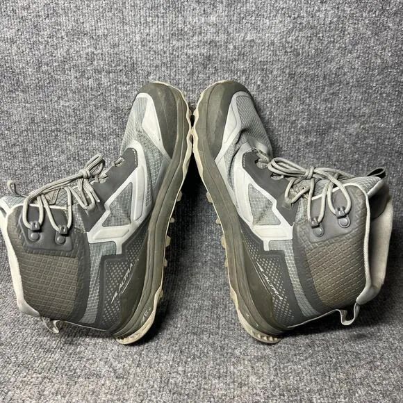 Altra Lone Peak All-Wthr Mid AL0A4VRA231 Boots Womens 10 Gray Trail Hiking Boots