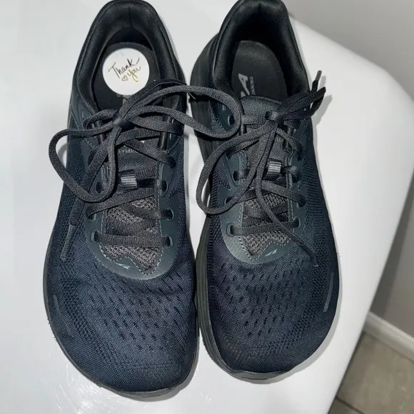 Altra Olympus 2 Running Shoes Zero Drop Cushioned Athletic Black Mens 8.5 EUC