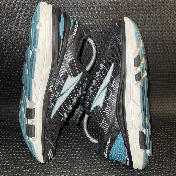 Altra Provision 3.0 Outdoor Running Comfort Shoes Black-Teal Womens Size 7.5